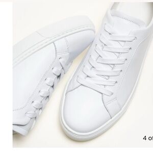 M. Gemi White Leather Sneakers. The Palestra Due